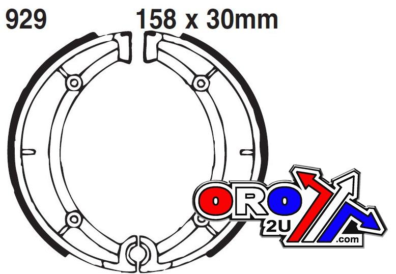 EBC Brake Shoes 929 Desmo Ebc