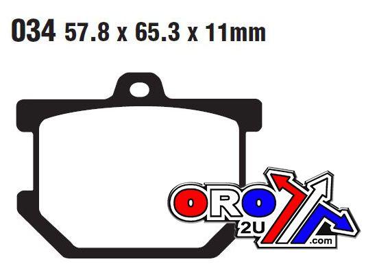 EBC Brake Pads Std FA034 Ebc