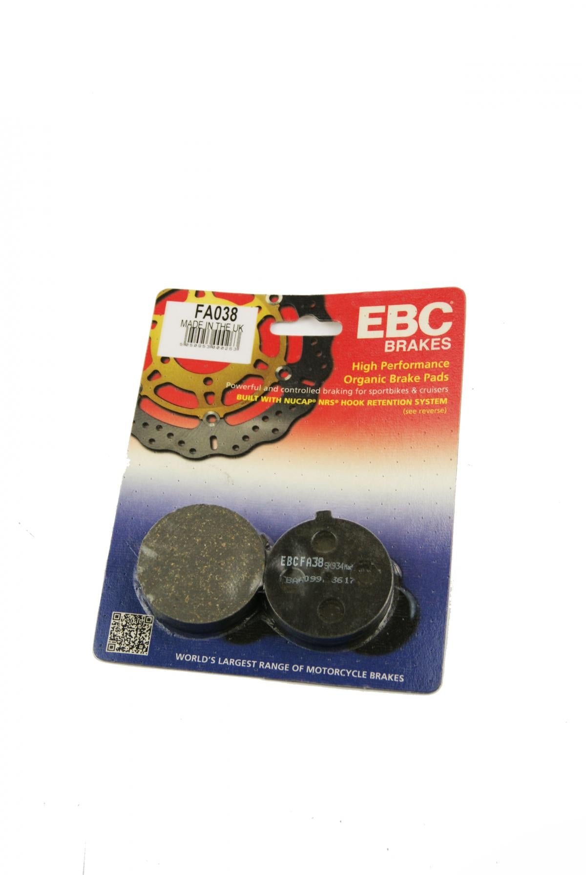 EBC Brake Pads Disc FA38 Ebc, FA038 Ebc