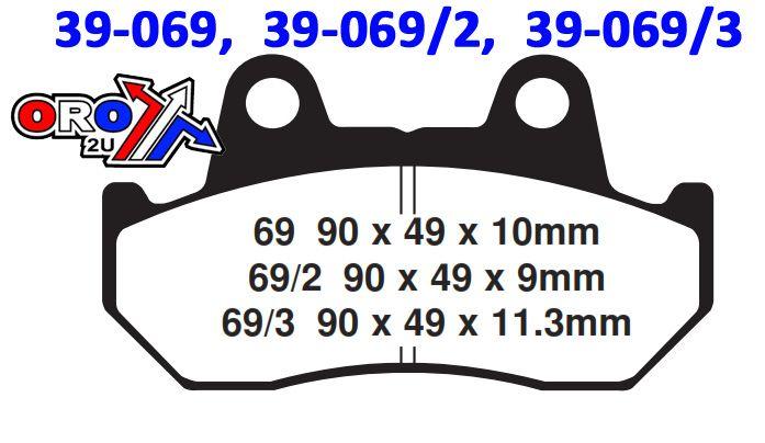 EBC Brake Pads Std VD123-3