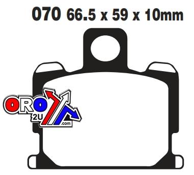 Sifam Brake Pads Sintered Metal, Sifam S1013n (ebc FA070HH)