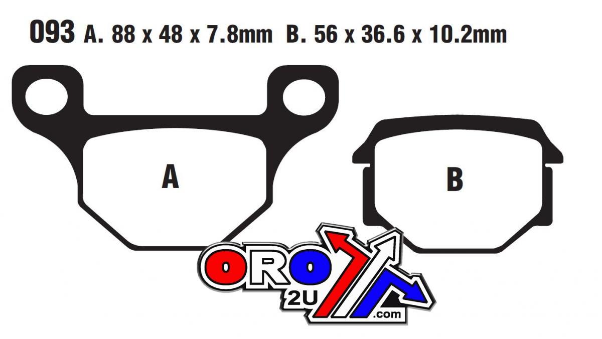 EBC Brake Pads Std FA093 Ebc
