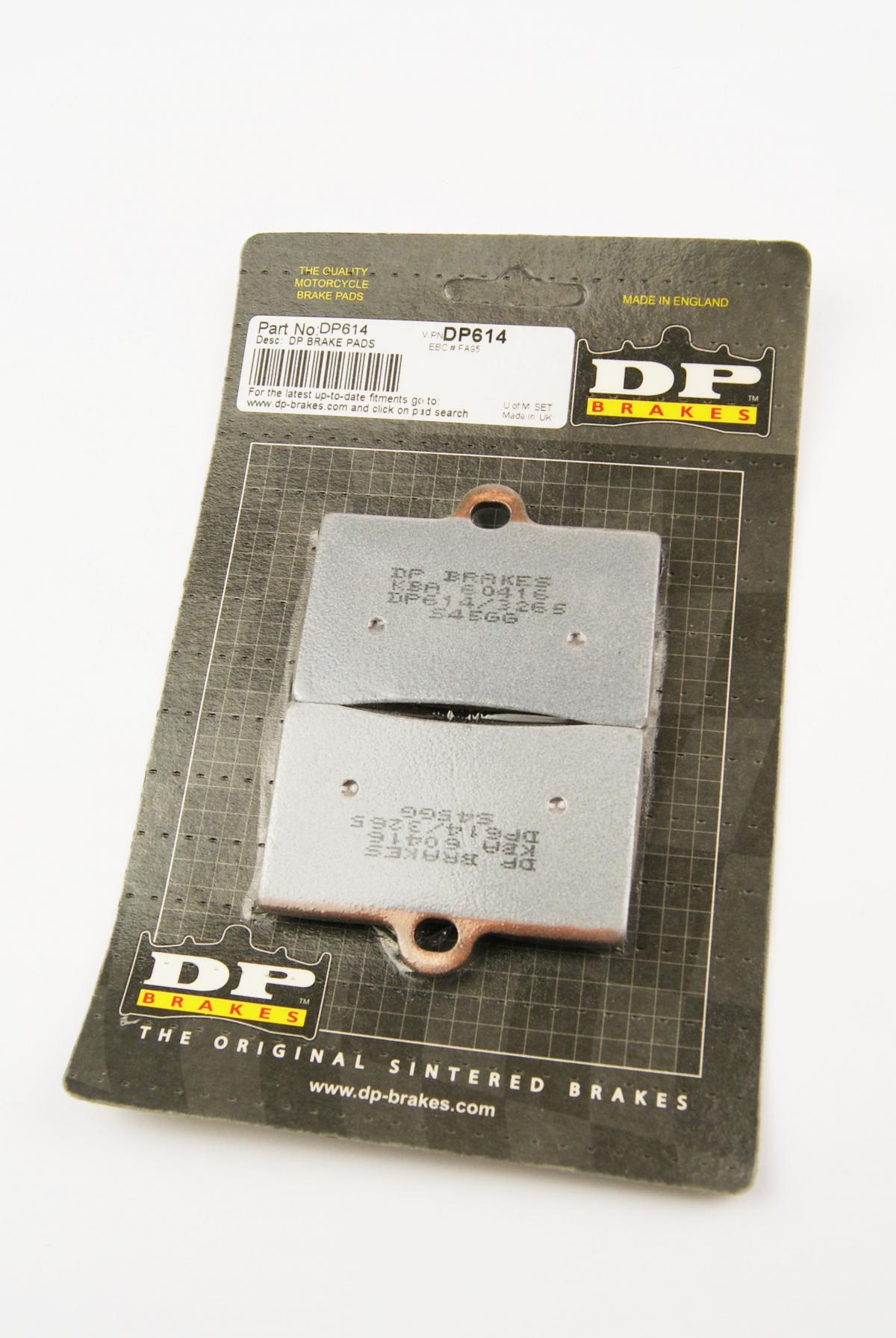 DP Brakes Brake Pads Dp Brakes Hard, DP614 Premium Sintered, 39-095
