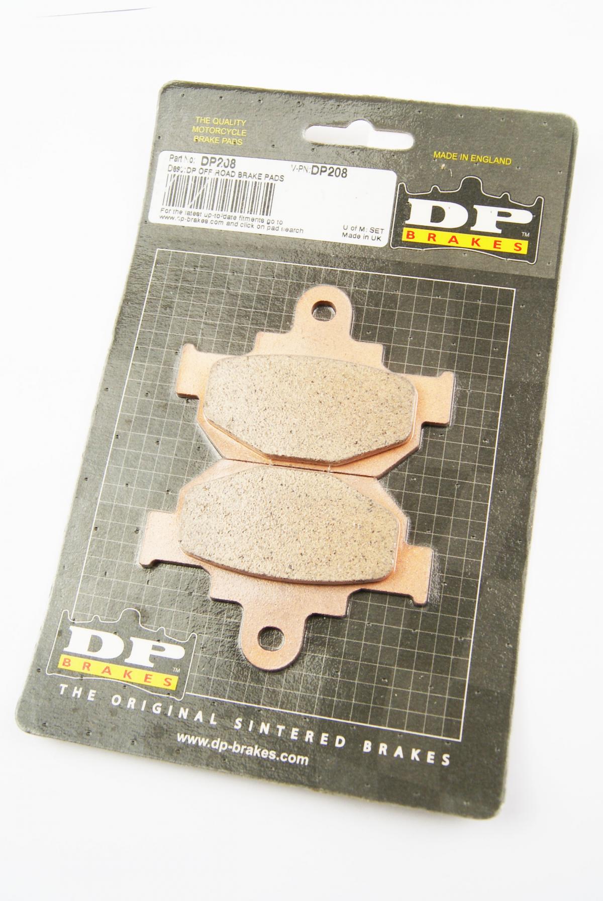 DP Brakes Brake Pads Sintered Dp Brakes, Bp208premium 41-208.h.dp, 39-106