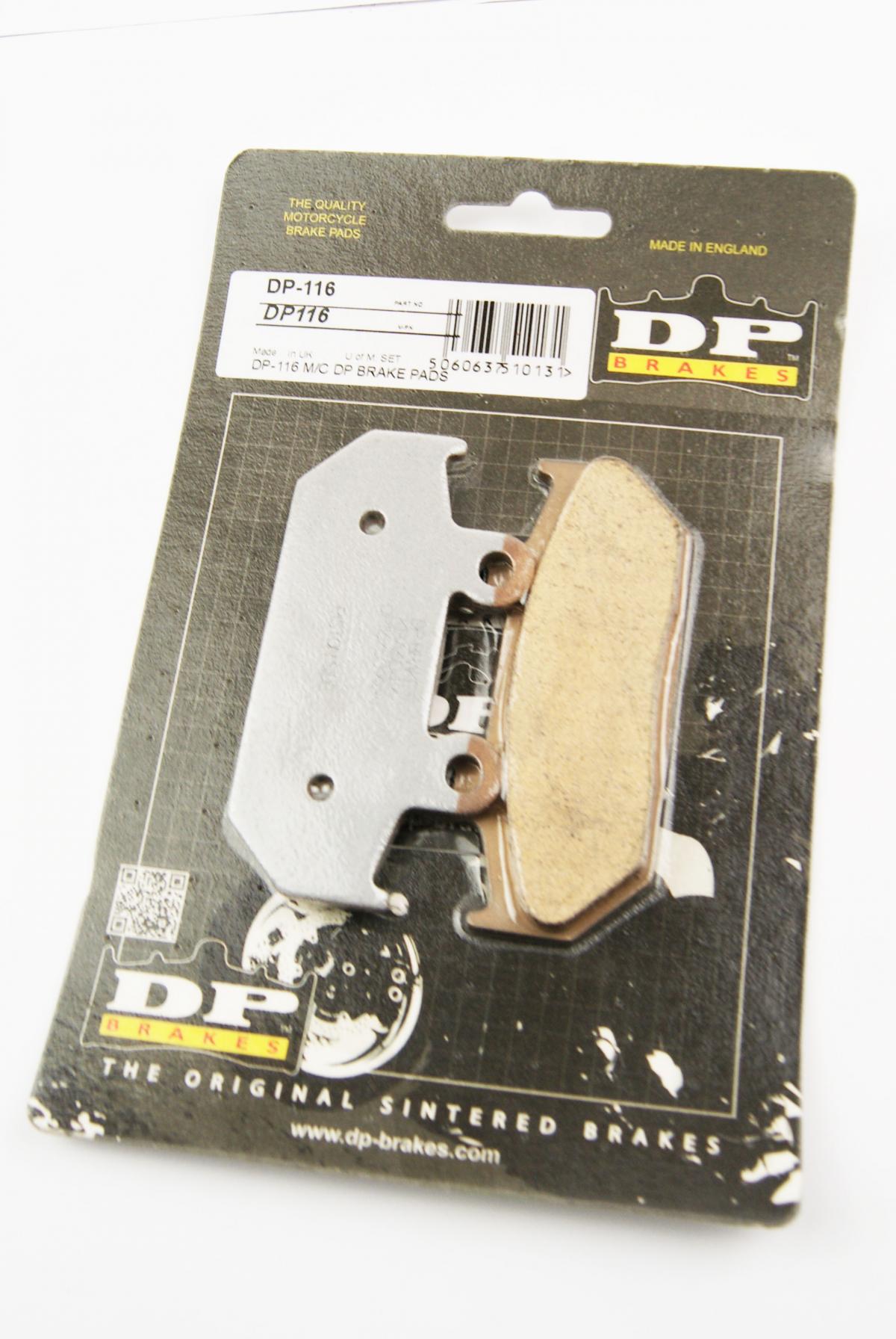 DP Brakes Brake Pads Sintered Dp Brakes, Dp116premium 41-116.h.dp, 39-124/2
