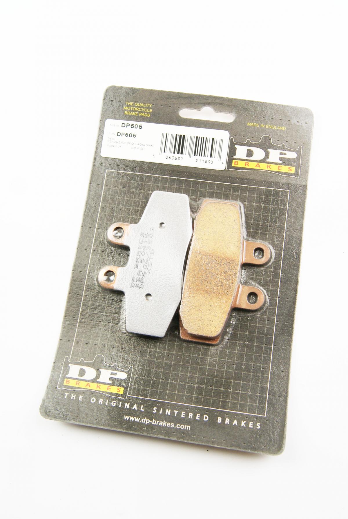 DP Brakes Brake Pads Dp Brakes Hard, DP606 Premium Sintered, 39-132