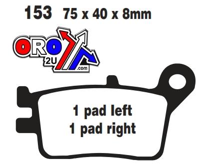 EBC Brake Pads Ebc FA153