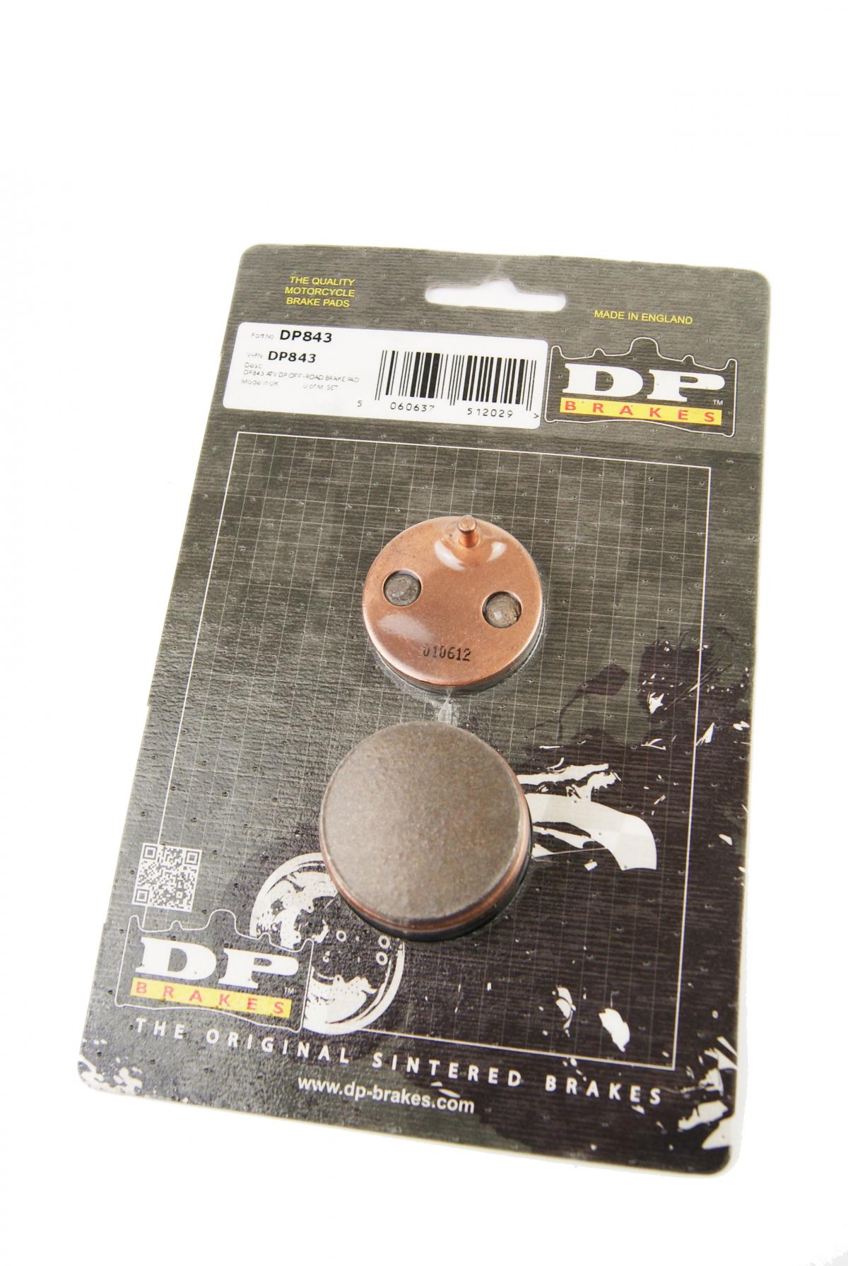 DP Brakes Brake Pads Dp Brakes Hard, DP843 Premium Sintered, 39-155