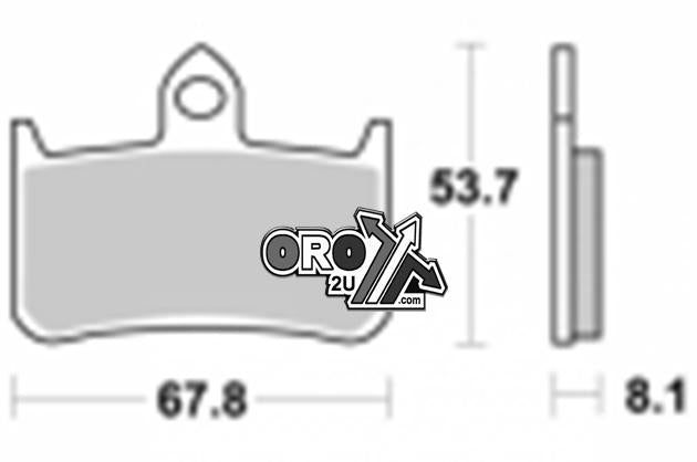 Sifam Brake Pads Sintered Metal, Sifam S1092n, FA187