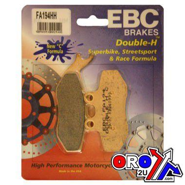 EBC Brake Pads Sintered Metal, Ebc FA194HH, 39-194