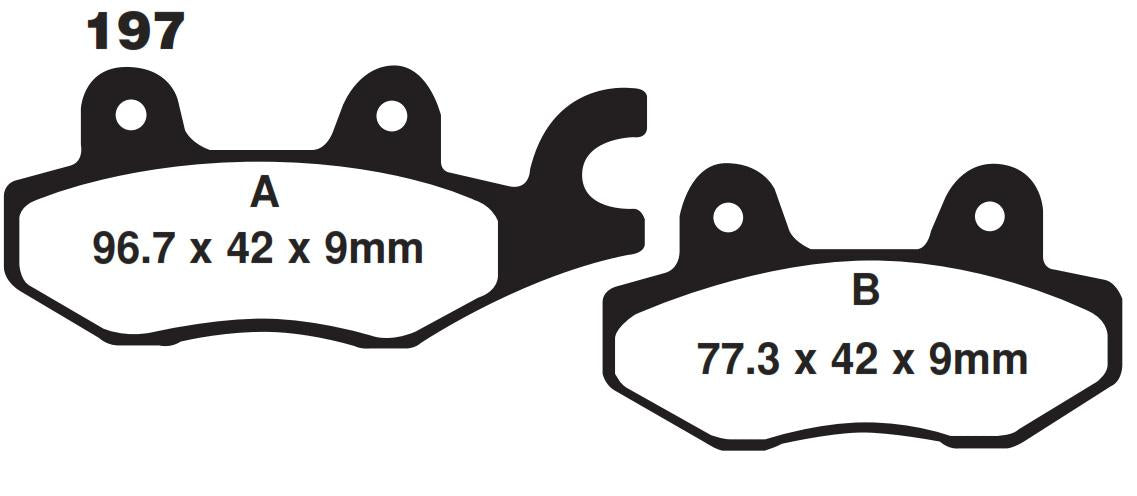 Sifam Brake Pads Sintered Metal, Sifam S1085an (FA197HH)