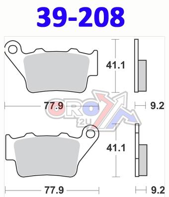 EBC Brake Pads Std Ebc FA208