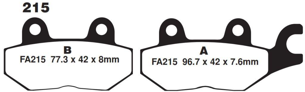 EBC Brake Pads Ebc FA215