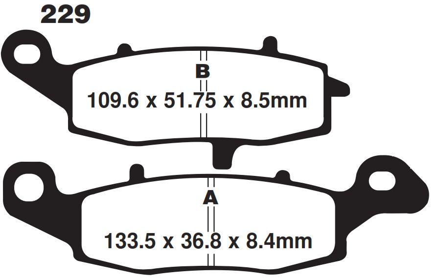 Sifam Brake Pads Disc Sintered Metal, Sifam S1352n (FA229)