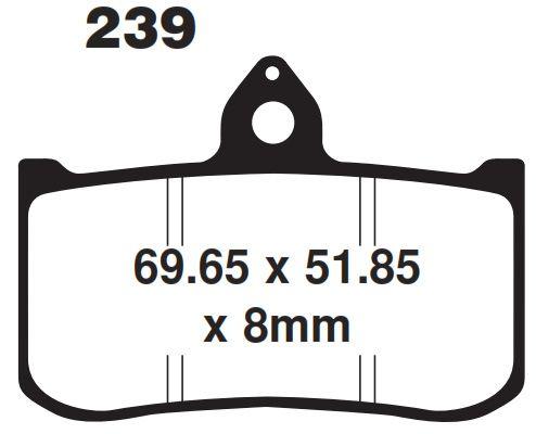 EBC Brake Pads Ebc FA239