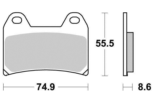 Sifam Brake Pads Sintered Metal, Sifam S1262n (FA244)