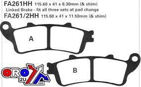 EBC Brake Pads Sintered Metal Hh, Ebc FA261HH