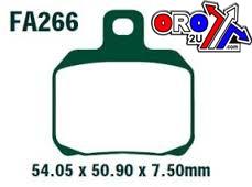 EBC Brake Pads Kevlar Organic, Ebc FA266 Black Touring - Road