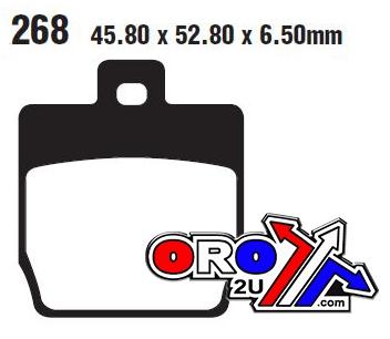 EBC Brake Pads Std Scooter Organic, SFA268 Ebc Scooter