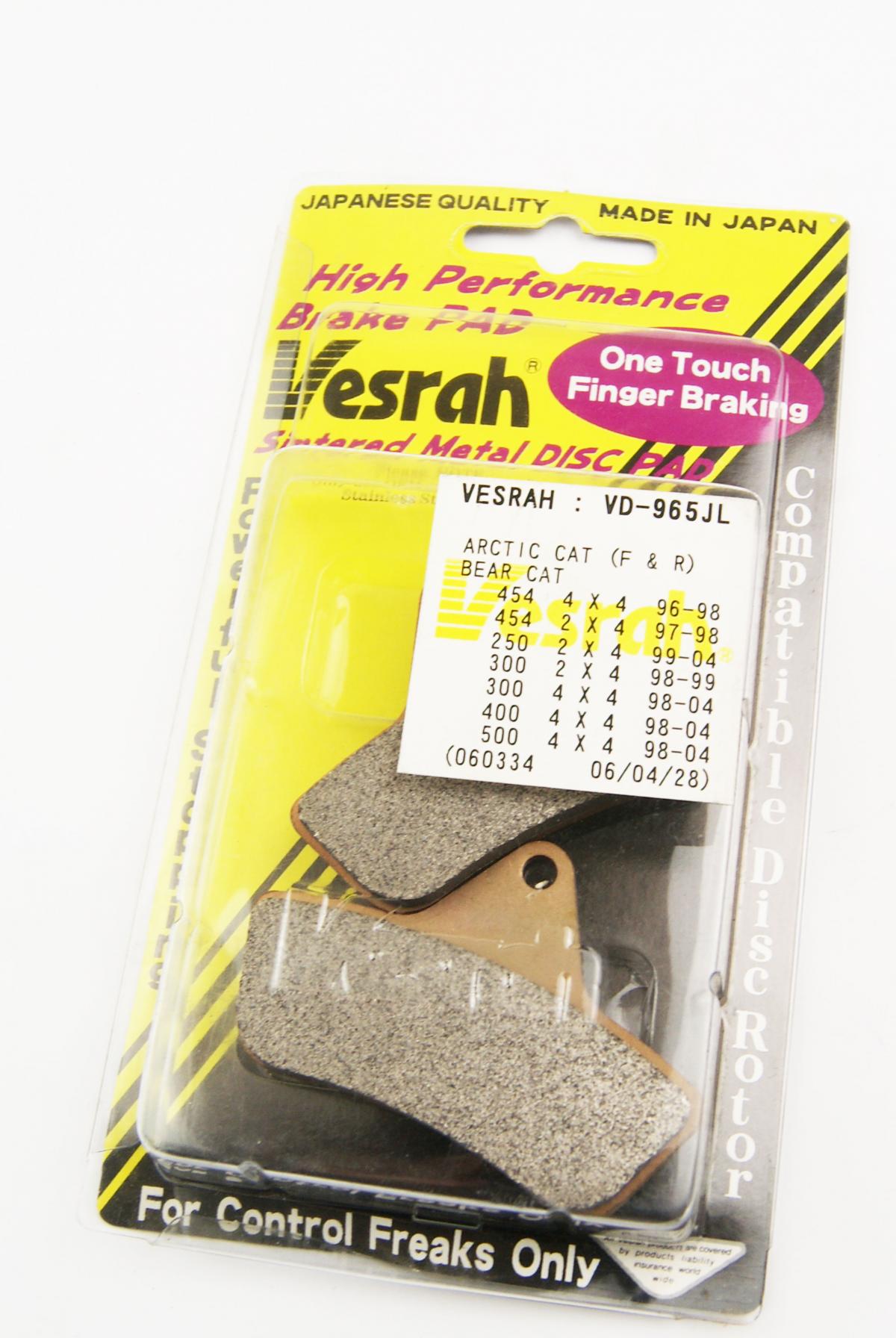 Vesrah Brake Pads VD965 FA271