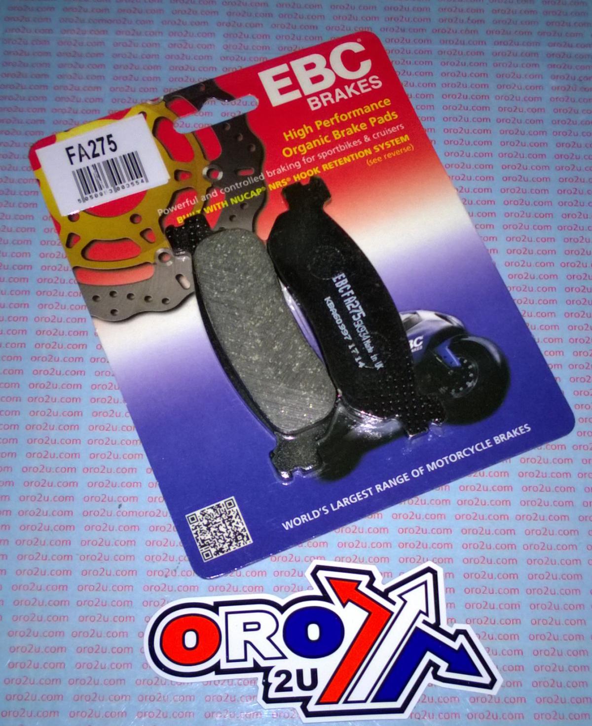 EBC Brake Pads Black Touring, Ebc FA275