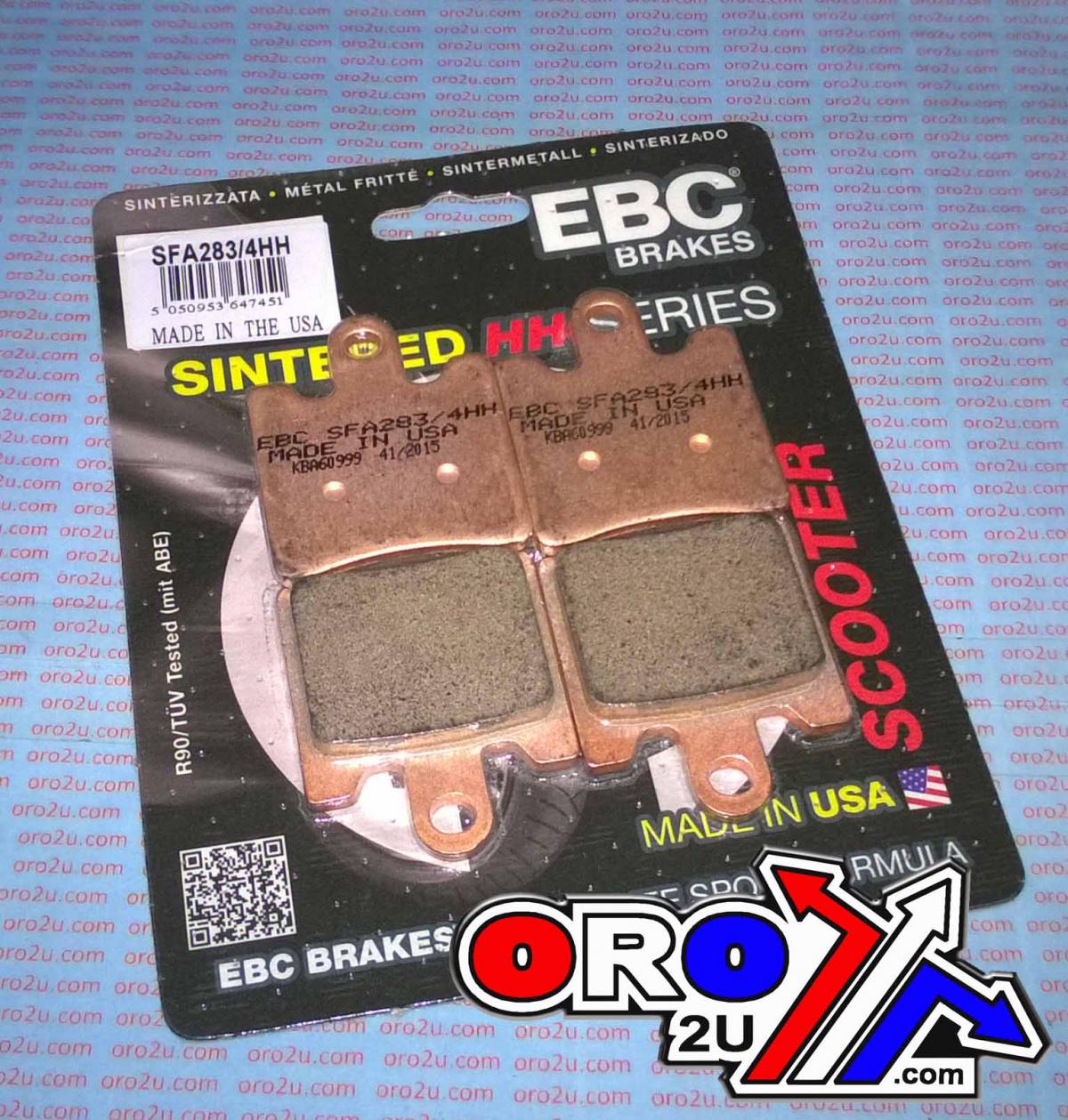 EBC Brake Pad Set Scooter Sintered, Ebc SFA283/4hh Set 4 Pads