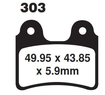 EBC Brake Pads Std FA303TT Ebc