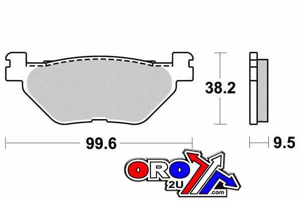 Sifam Brake Pads Disc Sintered Metal, Sifam S1269an (FA319/2) Thickness 9.50mm, 39-319/2 FA319/2