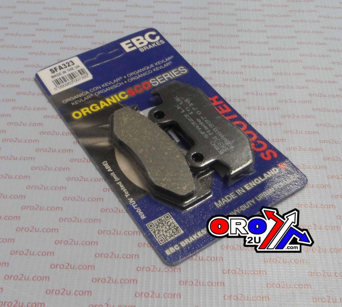 EBC Brake Pads Scooter Organic, SFA323 Ebc