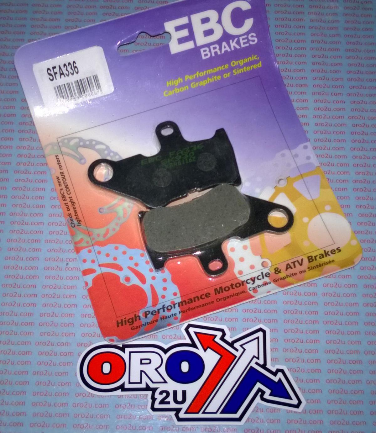 EBC Brake Pads Std Scooter Organic, Ebc SFA336, Kevlar Back