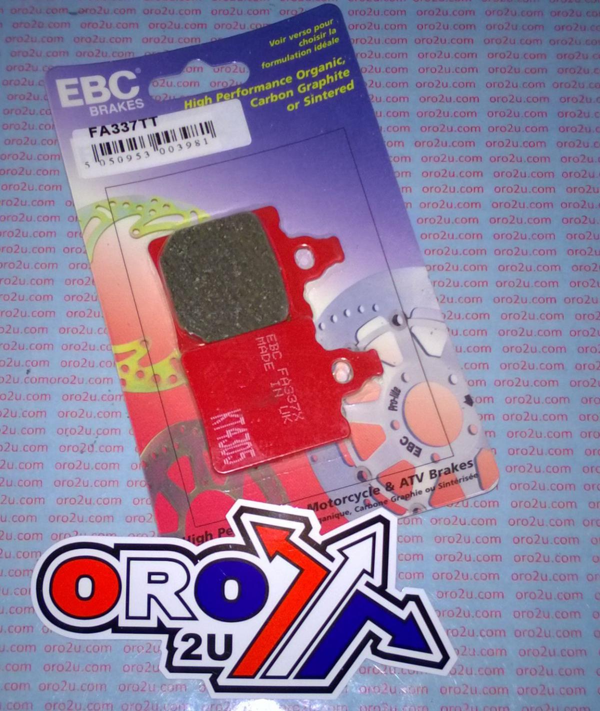 EBC Brake Pads Std Kevlar Organic, Ebc FA337TT, Back KTM 60 SX