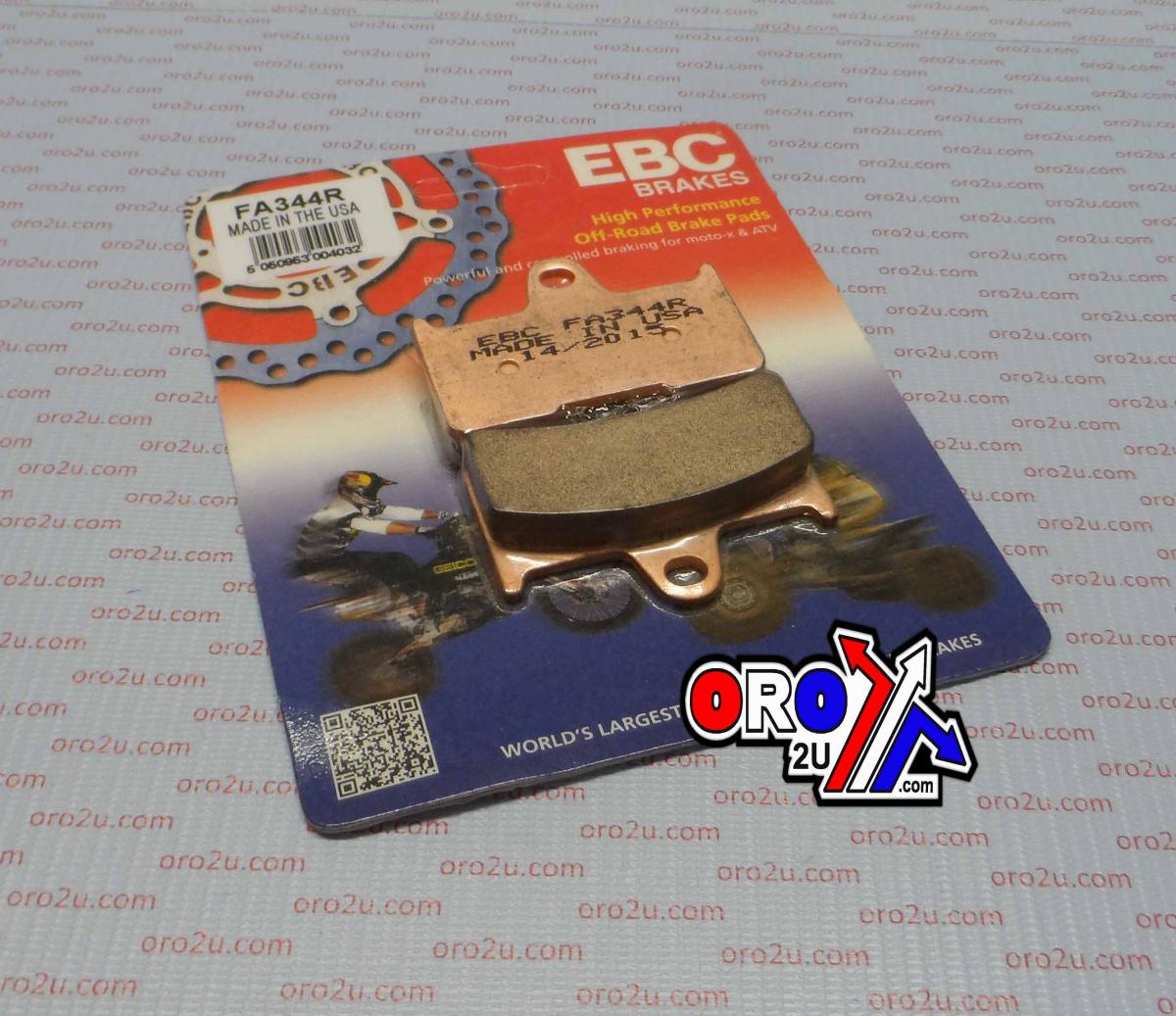 EBC Brake Pads Sintered Metal Ebc, Ebc FA344R, 39-344