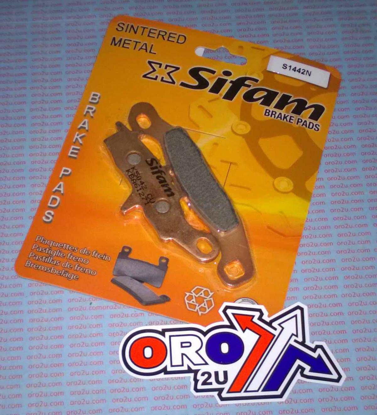 Sifam Brake Pads Disc Sintered Metal, Sifam S1442n (ebc FA349HH)