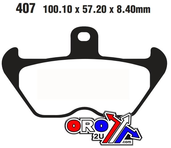 Sifam Brake Pads Sintered Metal, Sifam S1959n (FA407HH), 39-407