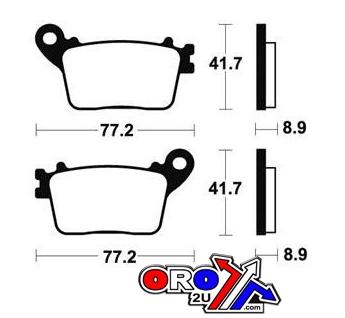 Sifam Brake Pads Sintered Metal, Sifam S1174n (FA436HH), 39-436