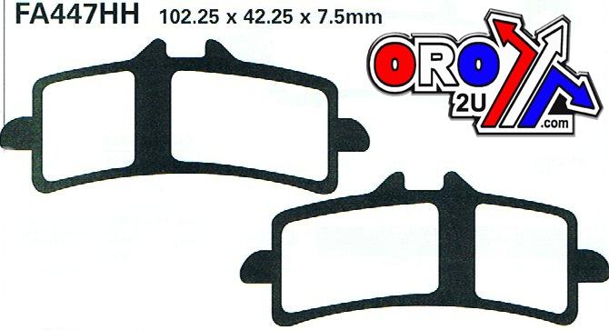 EBC Brake Pads Sintered Metal, Ebc FA447HH (vd9031)