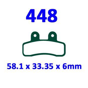 EBC Brake Pads Disc FA448 Ebc