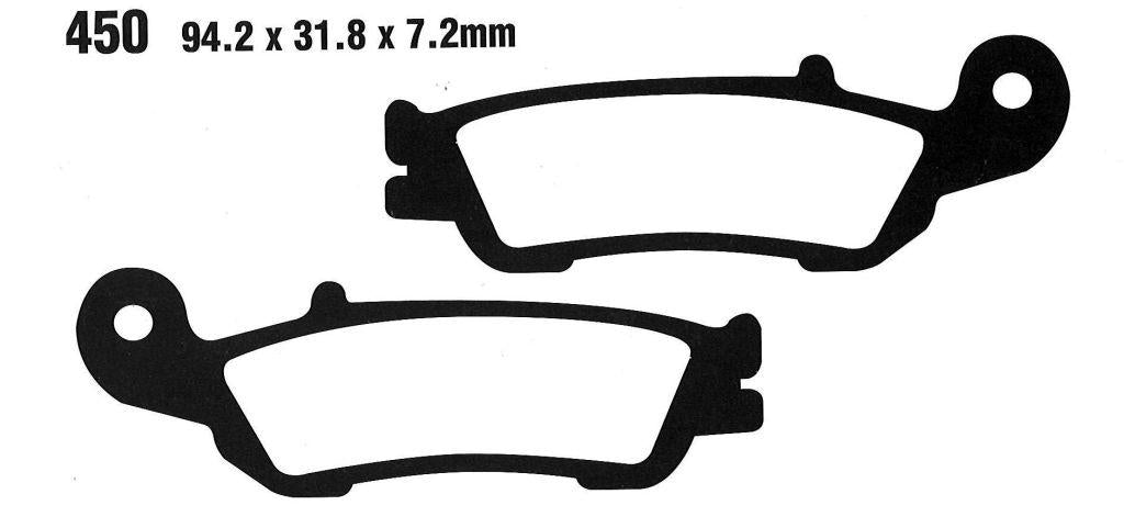 Renthal Brake Pads Sintered Rc-1, Renthal Bp-106, 41-983.h.ren, 39-450 DP106