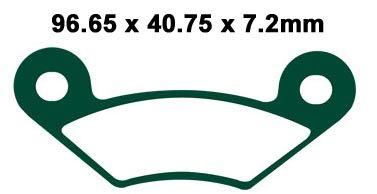 EBC Brake Pads Std Ebc FA483TT