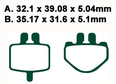 EBC Brake Pads Std Ebc FA485TT