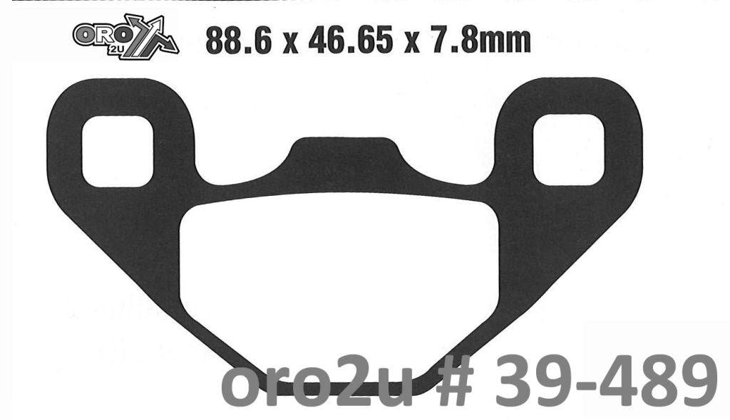 EBC Brake Pads Sintered FA489R Ebc 39-489