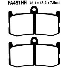 EBC Brake Pads Sintered Metal, Ebc FA491HH Gold, 39-491