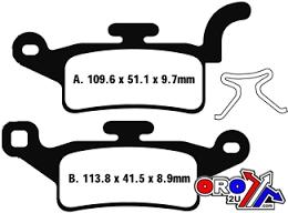 EBC Brake Pads Std Scooter Organic, Ebc SFA492