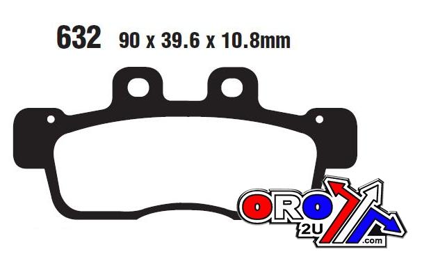 EBC Brake Pads Std Scooter Organic, SFA632 Ebc Scooter