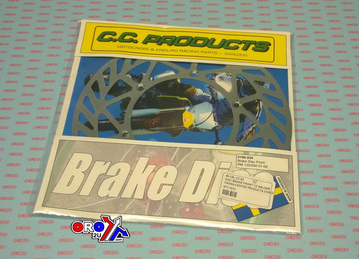 CC Products Disc Brake Front YZ RM Oem, Cross-center Products 5100-234, Suzuki 01-02 Oem Look