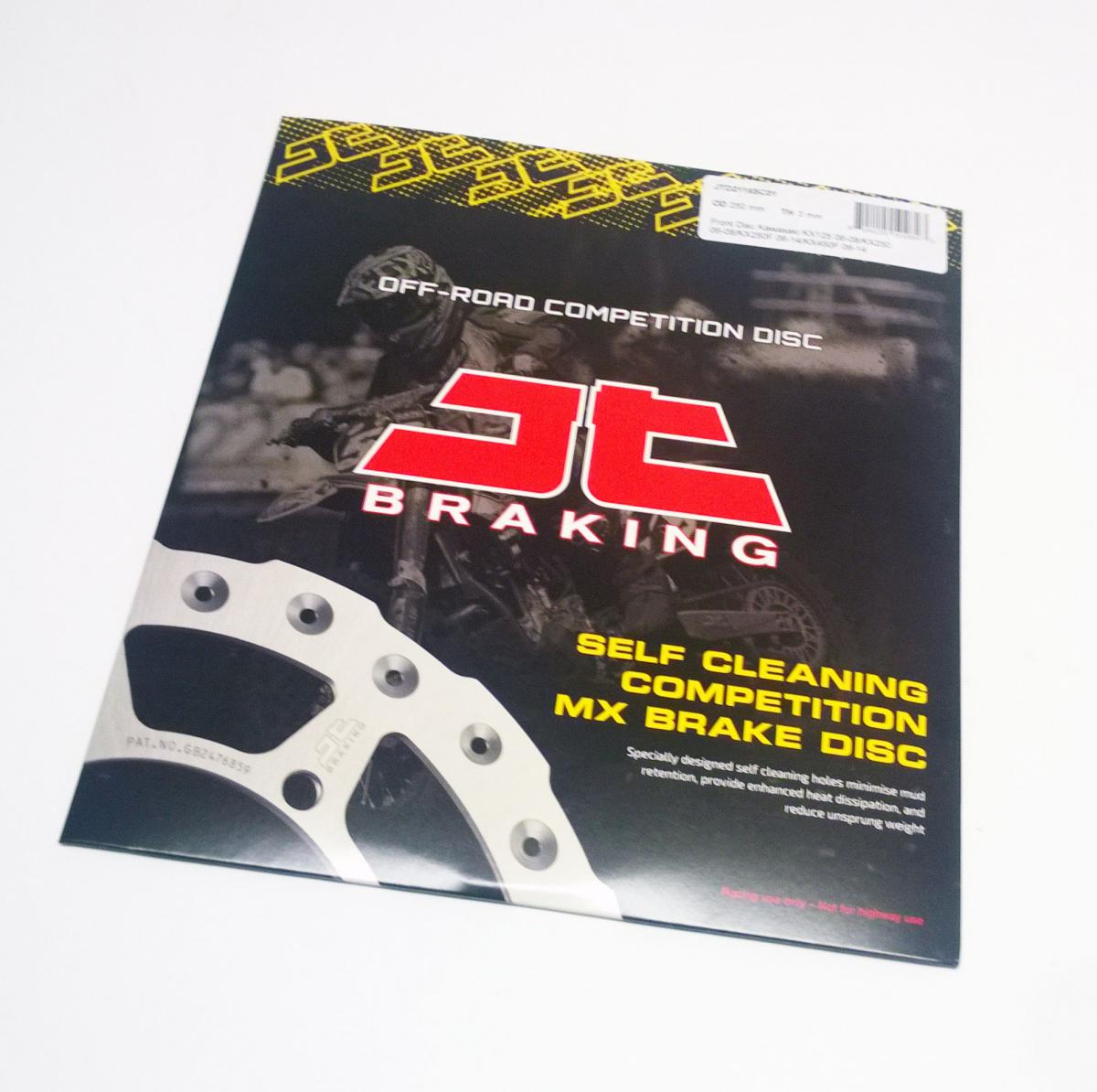 JT Disc Brake Front KX KXF Jt, Jtd2116sc01 Kawasaki, Self-cleaning Holes