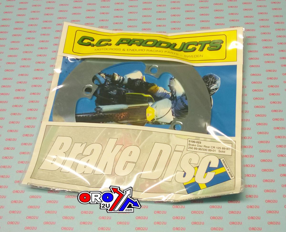 CC Products Disc Brake Rear CR Solid, Cross-center 5100-0023