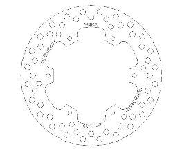 CC Products Disc Brake Rear RM DRZ Cc, Cross-center Product 5100-42