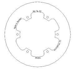 CC Products Disc Brake Rear RM/DRZ Solid, Cross-center Product 5100-43