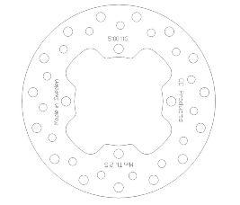 CC Products Disc Brake Rear KX85 01> Cc, Cross-center Product 5100-116